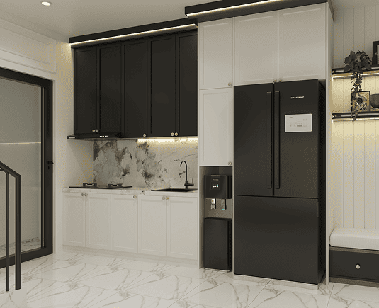 dapur mezzanine mewah 2025