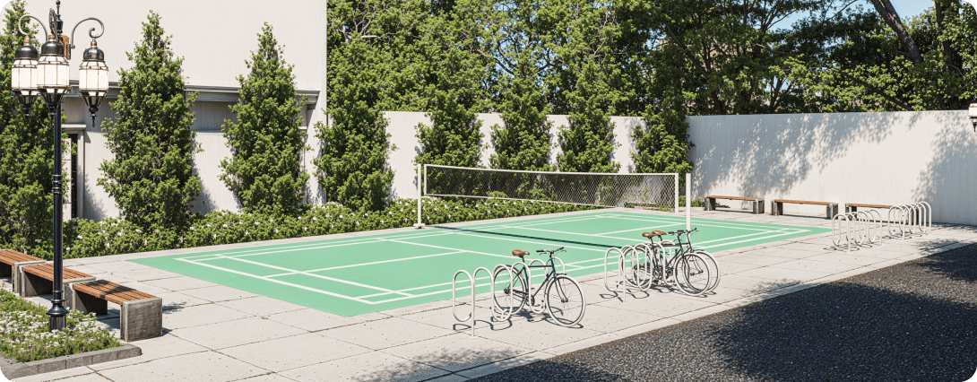 fasilitas lapangan tenis di perumahan terbaik