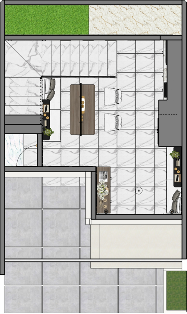 Layout lantai 1