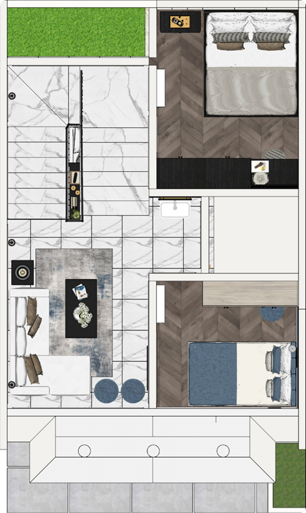 Layout lantai 2